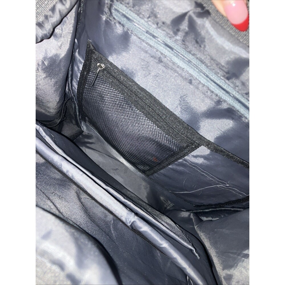 MOMUVO WOMENS GREY LAPTOP BACKPACK with USB PORT - Picture 6 of 12